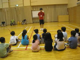 安中青少年会館「車椅子バスケット講座」-1