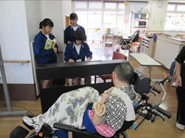 高美中学校職業体験-1