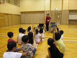 安中青少年会館「車いすバスケット講座」-1