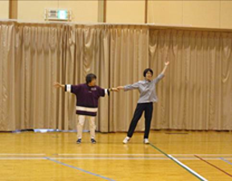 障がい児・者スポーツ体験講座「車いすダンス」-7