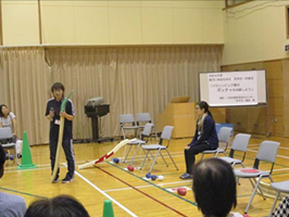 民生児童委員研修「ボッチャ体験」-6