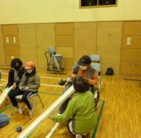 高美南小学校ボッチャ交流-3