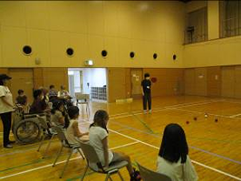 高美南小学校ボッチャ交流-4