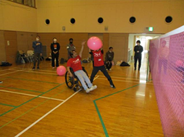 パラスポーツ体験「ふうせんバレー」-3