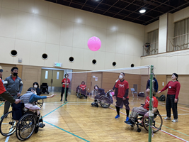 パラスポーツ体験講座 ふうせんバレー-1