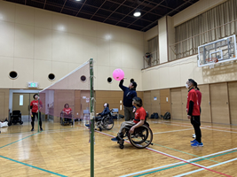 パラスポーツ体験講座 ふうせんバレー-3