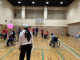 パラスポーツ体験講座 ふうせんバレー-6