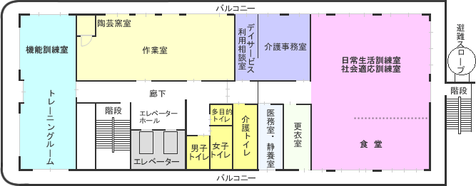 センター１階平面図