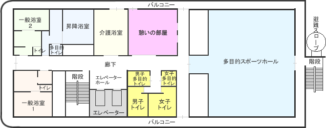 センター１階平面図