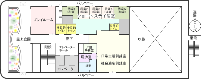 センター5階平面図
